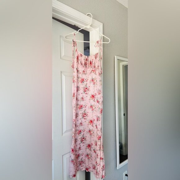 SHEIN Pink Floral Maxi Dress - Picture 1 of 8